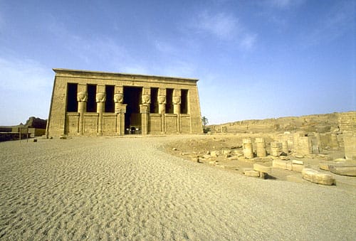 El templo de Hathor, en Dendera
