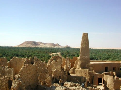 El templo de Amon, en Siwa El templo de Amon, en Siwa