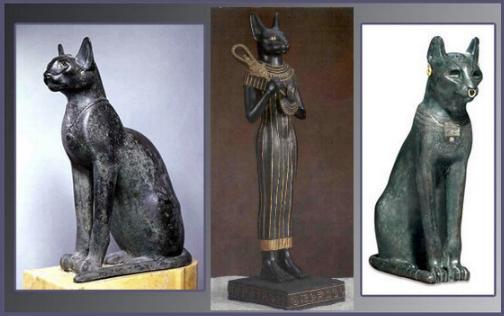 La diosa Bastet y los gatos en el Antiguo Egipto