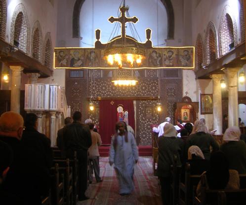 La iglesia de Santa Barbara, en El Cairo
