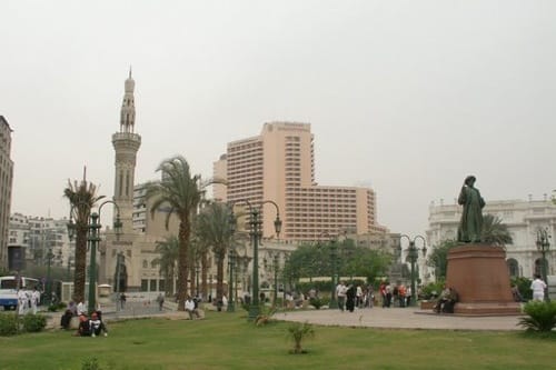La plaza Midan Tahrir, en El Cairo La plaza Midan Tahrir, en El Cairo