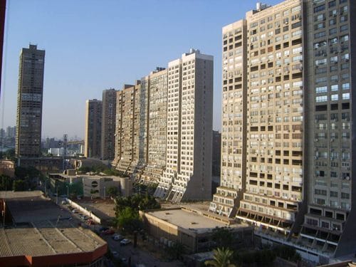 Vista edificios actuales en Maadi