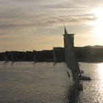 Navegando por el Nilo en faluca