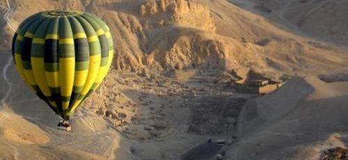 Montar en globo en Egipto