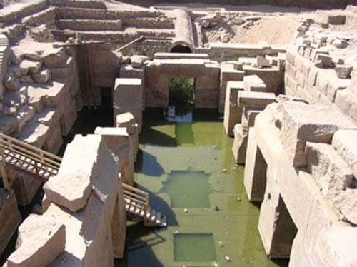 El Osereion en Abydos