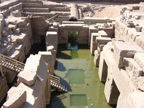 El Osereion en Abydos El Osereion en Abydos