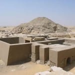 La pirámide de Unis, en Saqqara